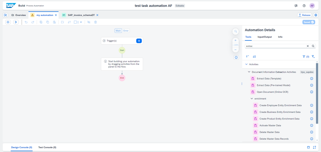 Workflow in SAP Build Process Automation